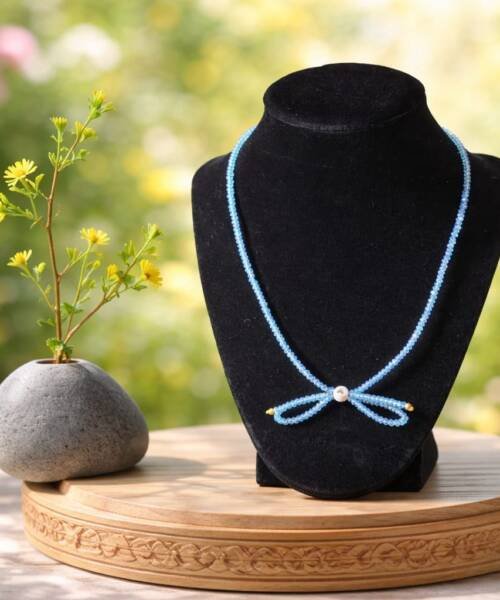 Set Collar Cristal Cielo