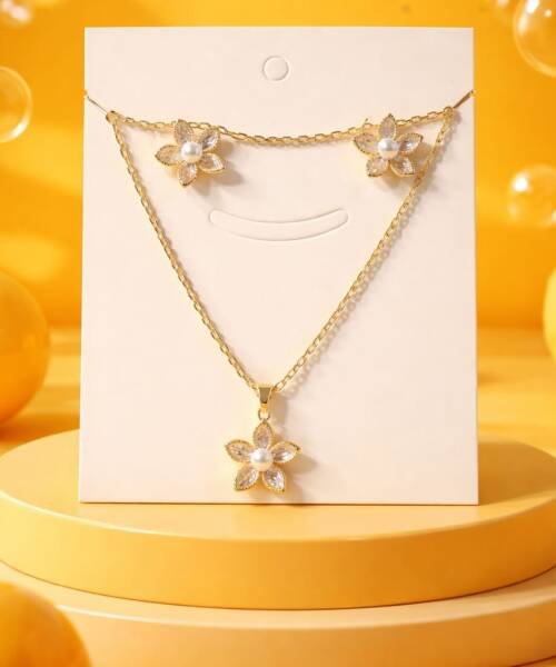 Set Kit Flor con Pequeña Perla