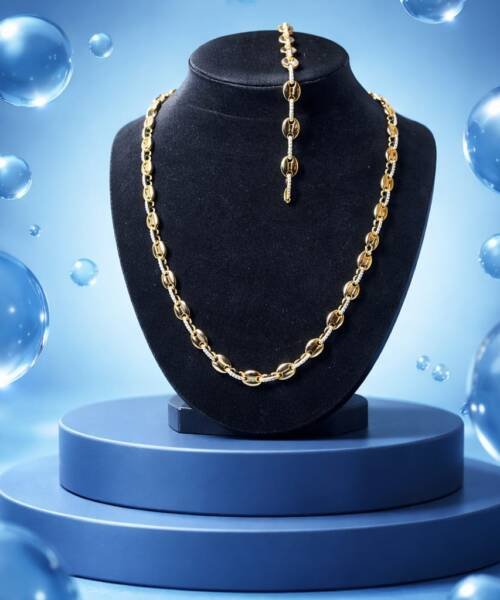 Set Collar y Pulser Imitacion Gucci