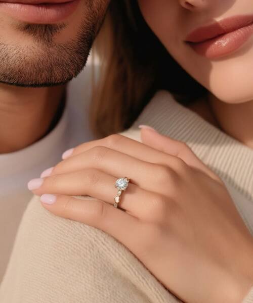 Anillo Compromiso Diamante