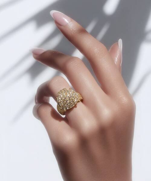 Anillo Grande Diamantes
