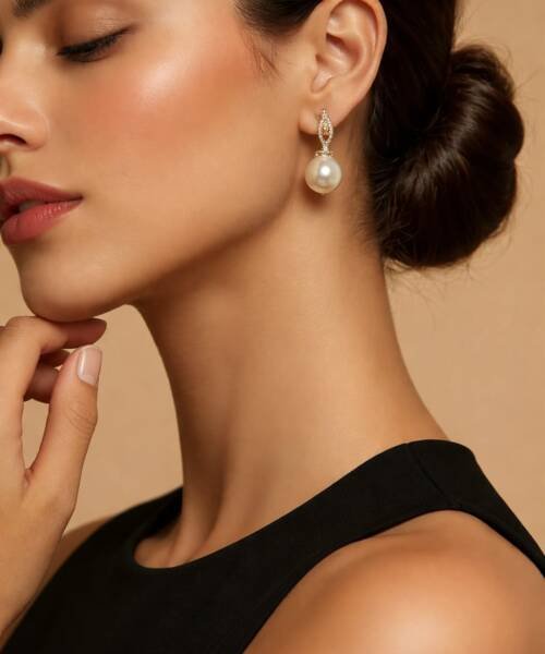 Pendiente Bolitas Perla