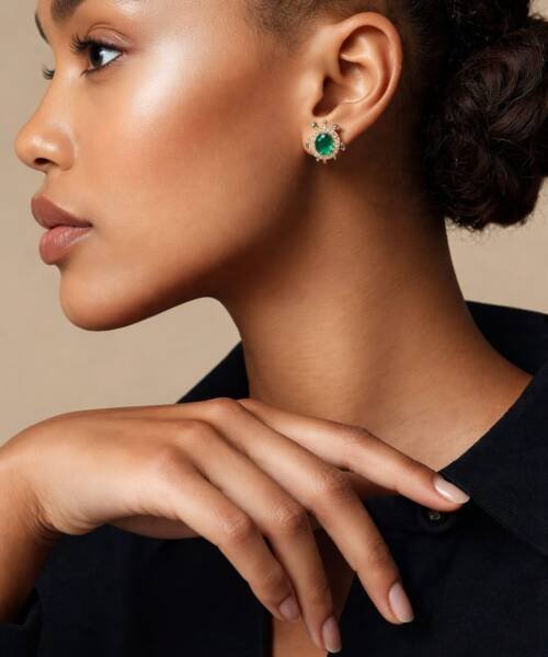 Topo Tortuga Piedra Verde